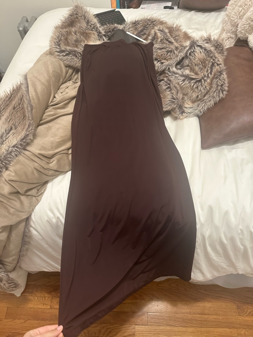 Zara Brown Maxi Skirt